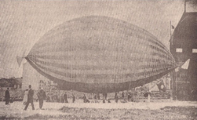 O dirigível criado por Augusto Severo.